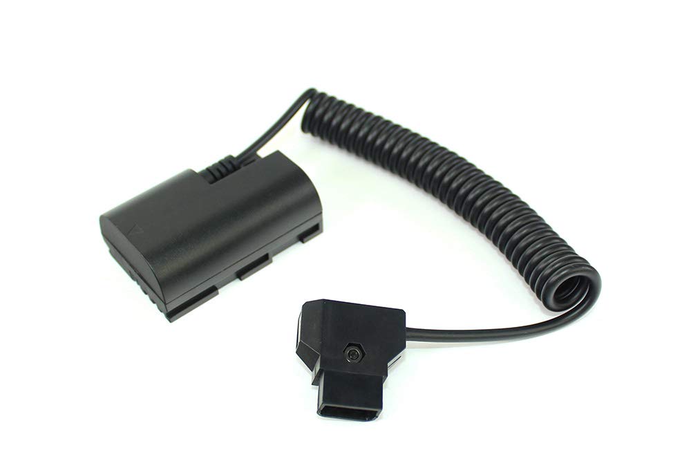 Lanparte D tap E6 Battery Dummy Fixed Voltage Fit for Canon EOS5D3,5D4,6D,7D,70D,80D and Canon Cameras(E6P-D)