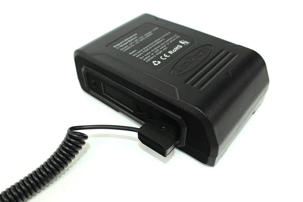 Lanparte D tap E6 Battery Dummy Fixed Voltage Fit for Canon EOS5D3,5D4,6D,7D,70D,80D and Canon Cameras(E6P-D)