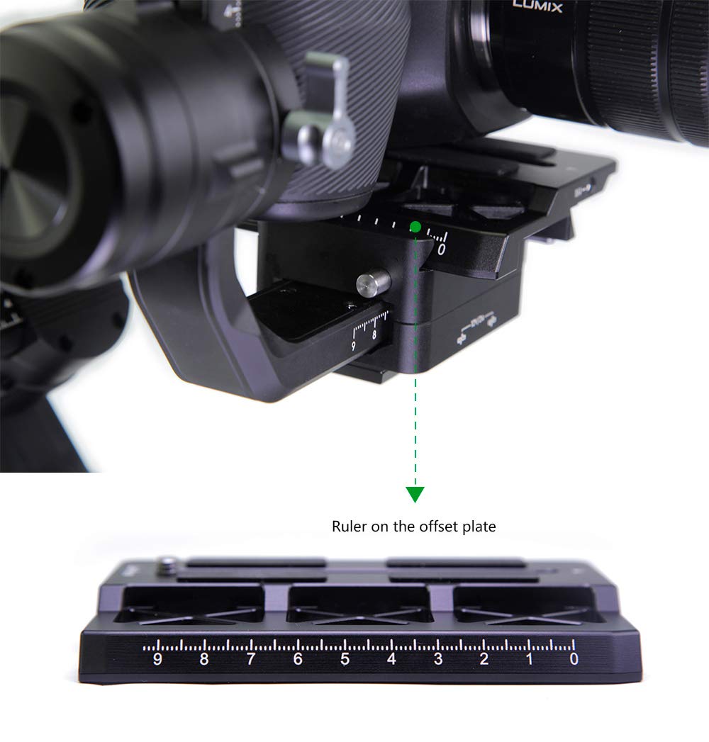 Lanparte Offset Camera Plate for Ronin-S for Extra Clearence(OSP-RS
