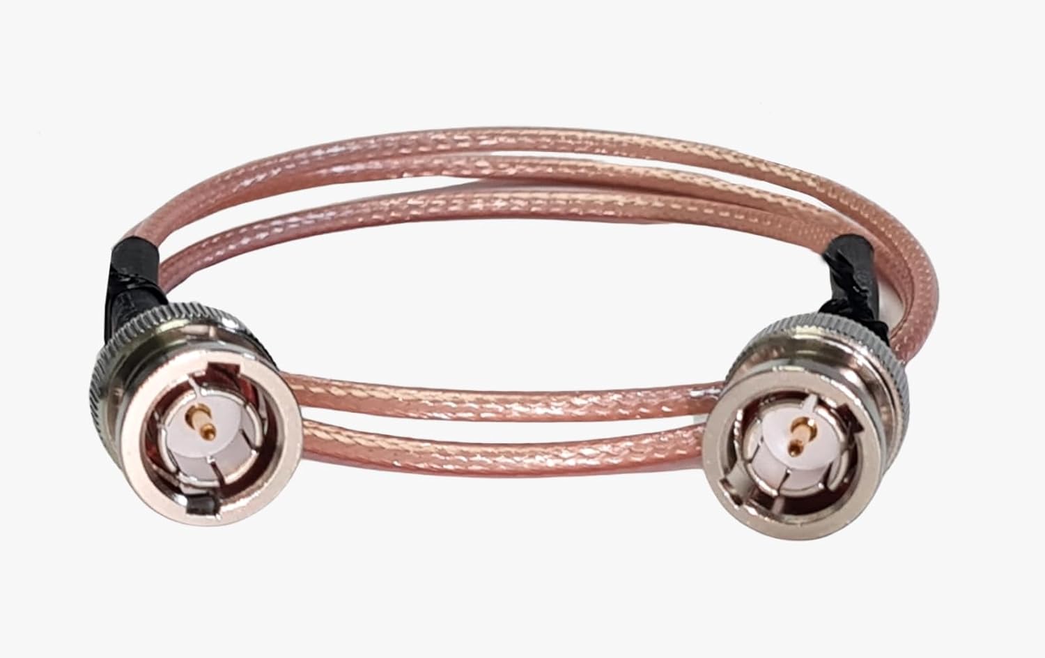P PLUS BNC Male to BNC Male 75ohm with 4K Golden Coaxial Cable RG316 60cm